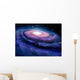 Spiral Galaxy Illustration Milky Wall Decal
