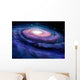 Spiral Galaxy Illustration Milky Wall Decal