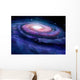 Spiral Galaxy Illustration Milky Wall Decal