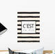C'est La Vie Wall Decal