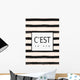 C'est La Vie Wall Decal