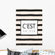 C'est La Vie Wall Decal