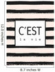 C'est La Vie Wall Decal