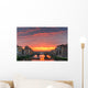 Arno and Ponte Vecchio at sunset, Florence, Italy Wall Mural