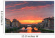 Arno and Ponte Vecchio at sunset, Florence, Italy Wall Mural