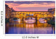 Arno and Ponte Vecchio at sunset, Florence, Italy Wall Mural