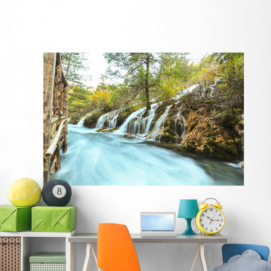 Jiuzhaigou Waterfall Wall Decal