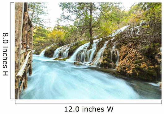 Jiuzhaigou Waterfall Wall Decal