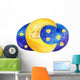 Moon Sky Watercolor Wall Decal