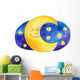 Moon Sky Watercolor Wall Decal