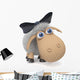 3D Ridiculous Sheep Wall Decal