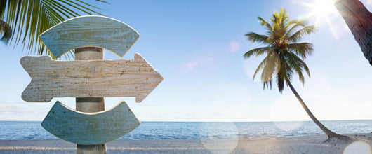 Art Wood Sign Beach Wall Decal