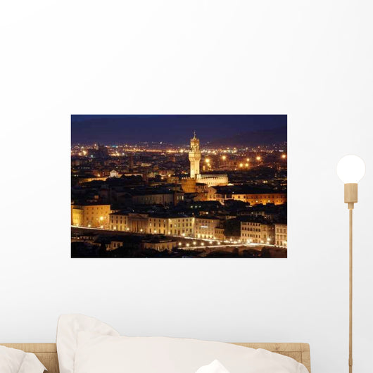 Palazzo Vecchio Night Wall Decal