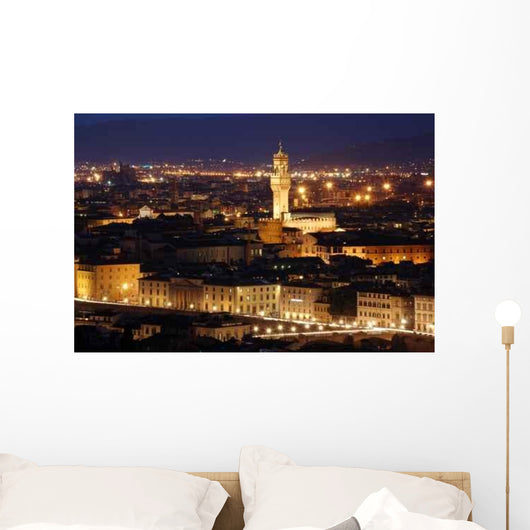 Palazzo Vecchio Night Wall Decal