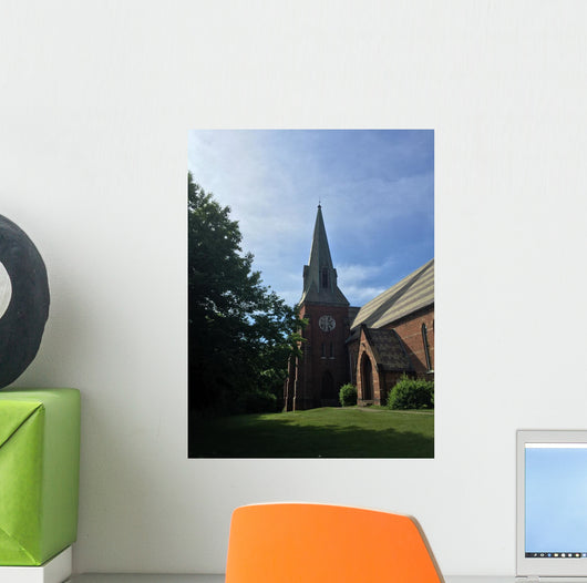 Beautiful Old Church Steeple Wall Decal