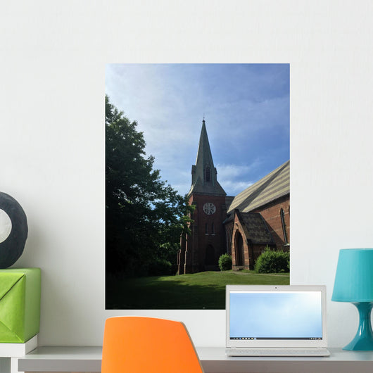 Beautiful Old Church Steeple Wall Decal