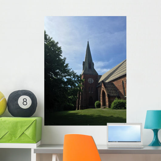 Beautiful Old Church Steeple Wall Decal
