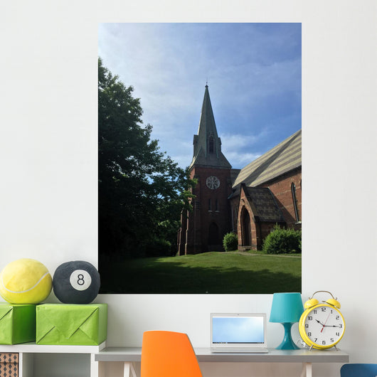 Beautiful Old Church Steeple Wall Decal