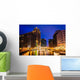 Buildings along Milwaukee River at Night Wall Decal