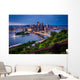 Evening Pittsburgh from Top Wall Decal