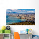 Waikiki Beach Honolulu Skyline Wall Decal