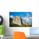 El Capitan rock with clouds Wall Mural
