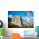El Capitan rock with clouds Wall Mural