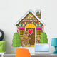 Gingerbread House and Man Wall Decal