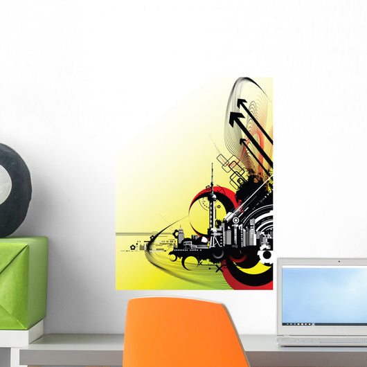China City Shanghai Wall Decal