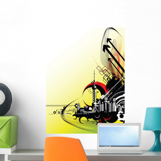 China City Shanghai Wall Decal