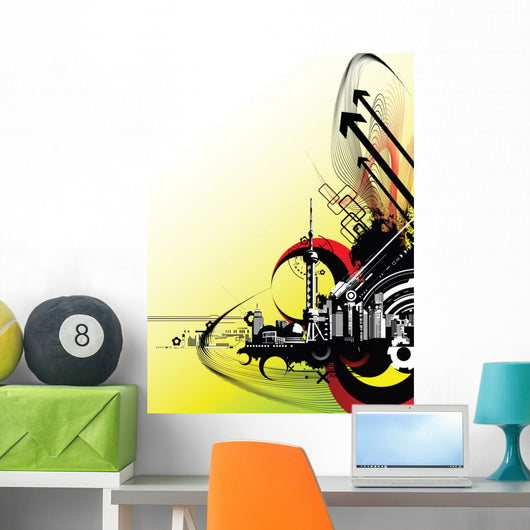 China City Shanghai Wall Decal