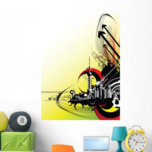 China City Shanghai Wall Decal