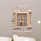 Historic Window to Courtyard Wall Decal