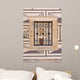 Historic Window to Courtyard Wall Decal