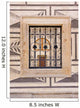 Historic Window to Courtyard Wall Decal