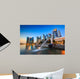 Merlion Fountain Singapore Skyline Wall Decal