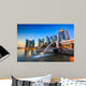 Merlion Fountain Singapore Skyline Wall Decal