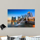 Merlion Fountain Singapore Skyline Wall Decal