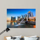 Merlion Fountain Singapore Skyline Wall Decal