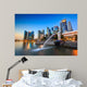 Merlion Fountain Singapore Skyline Wall Decal