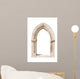 Original Gothic Door White Wall Decal