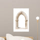 Original Gothic Door White Wall Decal