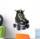 Retro Roller Skates Wall Decal