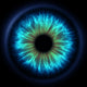 Abstract Blue Eye Wall Decal