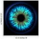 Abstract Blue Eye Wall Decal