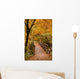 Autumn Scenery with Bridge Wall Decal