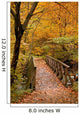 Autumn Scenery with Bridge Wall Decal