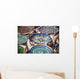 Porcelain Souvenir Plates Wall Decal