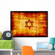 Jewish Star Engraved Parchment Wall Decal