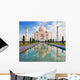 Taj Mahal Sunrise Light Wall Decal